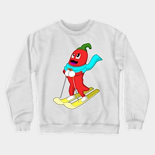 Pepper as Skier with Ski Crewneck Sweatshirt